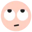 TikTok Face with rolling eyes emoji ([facewithrollingeyes])