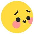 TikTok Flushed emoji ([flushed]) - 120x120