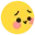 TikTok Flushed emoji ([flushed]) - 32x32