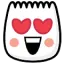 TikTok Loveface emoji ([loveface])
